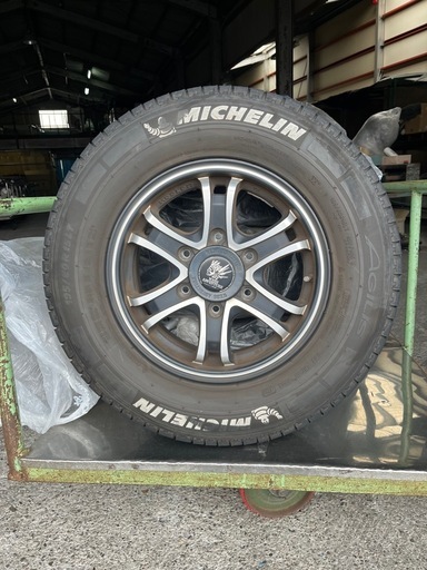 中古タイヤアルミホイール４本195-80-15