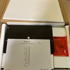 新品　アトランティック(Atlantic) Herrin へリン メディア収納キャビネット エボニー 大切な音楽、映画、ビデオゲーム、記念品コレクションの保管と整理 幅33×奥行20×高さ137cm 【日本正規輸入品】の画像