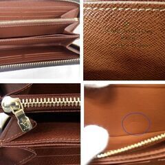 美品 ルイ・ヴィトン ジッピーウォレット M42616 モノグラム・キャンバス 長財布 ブラウン ラウンドファスナー 財布 Louis Vuitton 苫小牧西店の画像