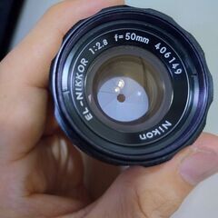 優良品　NIKON EL-NIKKOR 50mm F2.8の画像