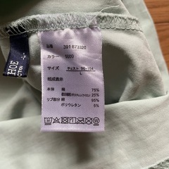 ミントグリーンのTシャツの画像
