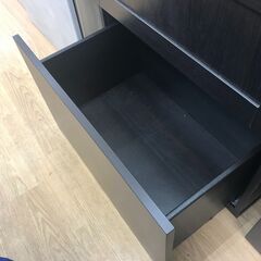 ★リユースのサカイ春日部店★KJ11849 IKEA　イケア キャビネット ブラック H192×W60×D42 クリーニング済みの画像