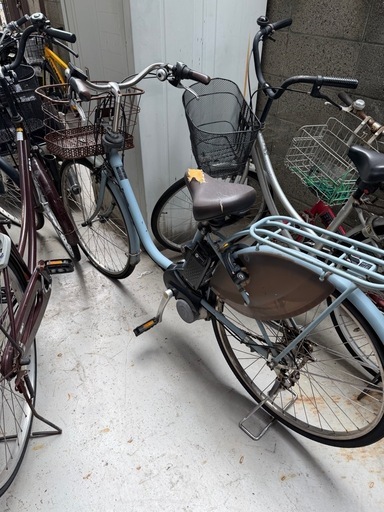 ジャンク）電動自転車Panasonic (近藤) 恵美須町の電動アシスト