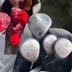 ゴルフ⛳️好きな祖父👴の愛用品❣️ゴルフフルセット✨✨HONMAなど豪華ブランドの16本セットの画像