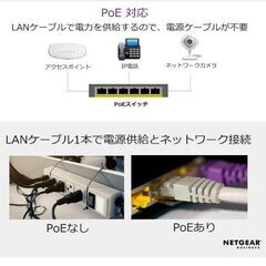 ネットギア スイッチングハブ 8ポート 法人向け GS108LP 定価16000円の画像