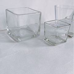 キャンドル瓶　ハンドメイド容器　ハンドメイド瓶　4個セットの画像