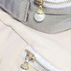 LOVE TRAVEL トラベルポーチ グレー/ベージュの画像