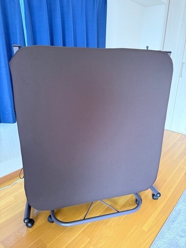 山善　未使用　折りたたみベッド