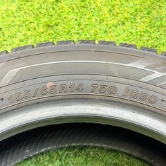 155/65R14 75Q 交換工賃込み　ヨコハマ　スタッドレスタイヤ　4本　軽自動車用の画像