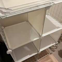 組み立て収納棚　BOXの画像