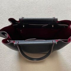 ★USED美品★TOD'S トッズ レザー トートバッグ 巾着ケース付きの画像