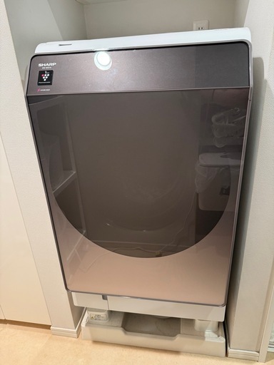 【最終値下げ】SHARP ドラム式洗濯乾燥機　2022年製 ES-WS14-TL 2022年製 SHARP ES-WS14-TL ブラウン系 [ドラム式洗濯乾燥機