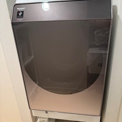 2022年製 SHARP ES-WS14-TL ブラウン系 [ドラム式洗濯乾燥機 (洗濯11.0kg/乾燥6.0kg) 左開き]の画像