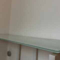 ガラス天板デスク　【0円あげます！】の画像