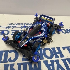 ミニ四駆オーバルサーキットコースと車両1台セット
の画像