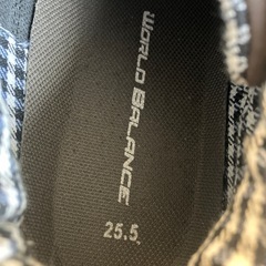 A2509-279 WORLD BALANCE スニーカー 25.5cm キャメル キズ汚れ有り の画像