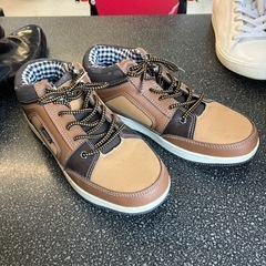 A2509-279 WORLD BALANCE スニーカー 25.5cm キャメル キズ汚れ有り の画像