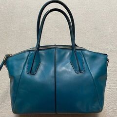 ★USED★TOD'S トッズ レザー ２WAYバッグ ショルダーベルト・巾着ケース付きの画像