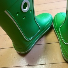 美品 クロックス18.5 長靴の画像