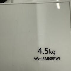 【ジャングルジャングル滋賀草津店】ジモティ来店特価‼ 洗濯機 東芝 AW-45ME8 2022 J-250997の画像