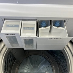 ジモティー割引🏷️【ジャングルジャングル岸和田和泉インター店】洗濯機 エディオン ANG-WM-B70-W 2020年製 7kg 縦型全自動 レトロ 家電 和泉市 堺市 岸和田市 泉大津市 高石市 泉北郡熊取町の画像