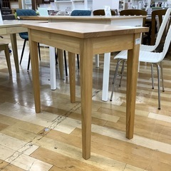 【トレファク　ラパーク岸和田店】無印良品　ワークデスク　引出し×2 タモ材　ナチュラルの画像