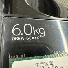 【ジャングルジャングル滋賀草津店】ジモティ来店特価‼ 洗濯機 ハイアール OBBW-60A 2024 J-250998の画像