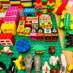 レゴデュプロ509ピース、38センチ基板3枚付きの画像