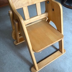 木製ローチェア　ナチュラル  　の画像