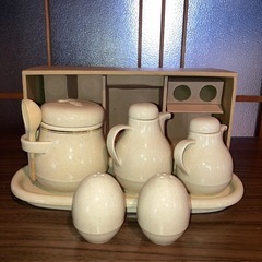 🦆LOVELY DUCK FOR A FRIEND 🧂🫙🍯 調味料入れ 6点セットの画像
