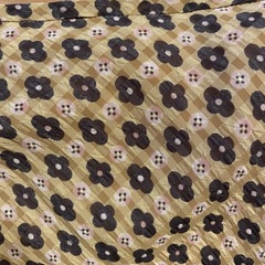 レディース スカート／ANNE KLEIN・秋物・黄土色・小花柄・9号の画像