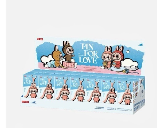 ラブブ LABUBU PIN FOR LOVE イニシャルアルファベット N〜Z