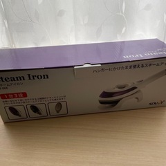 未使用品　スチームアイロンの画像