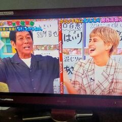 テレビ　SHARP AQUOS　32型　2008年の画像