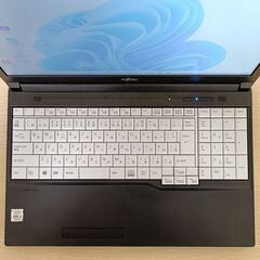 2020年製 ノートパソコン 富士通 LIFEBOOK A7510/E 10世代 i5 SSD 512GB メモリ 16GB Windows11 Office付き 15.6インチ テンキー 92の画像