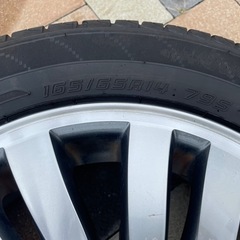 スズキ純正ホイールタイヤセット165/65R14 2025年の画像