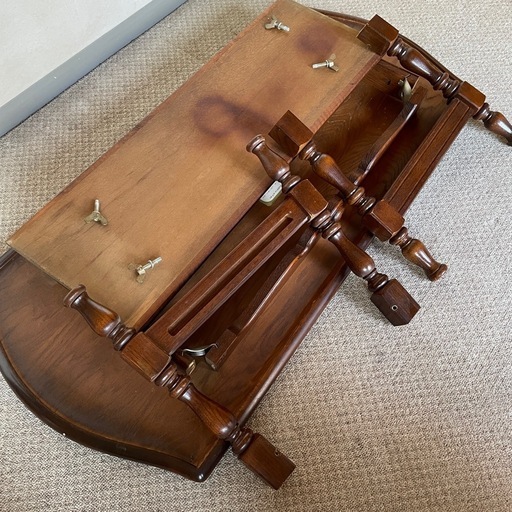 【最終値下げ！】キツツキ　飛騨産業　センターテーブル　ローテーブル 中古 レトロ 飛騨産業 キツツキ センターテーブル 122×55×45