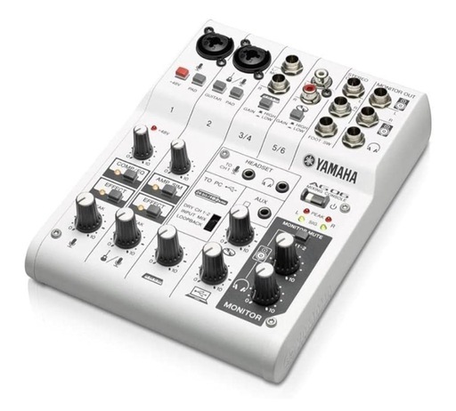 YAMAHA AG06 ウェブキャスティングミキサー (ヤマハ) 音楽　ミキサー　ゲーム実況