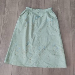 スカートセットアップ 花柄の画像