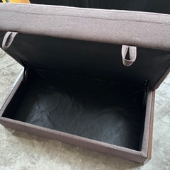 収納付きスツール 2人がけ  の画像