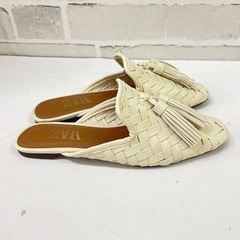 タッセル付ミュール ZARA Mサイズ 約23.5〜24cmの画像