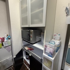 食器棚　　　80×190×38の画像
