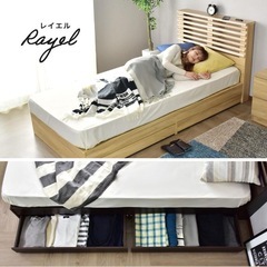 ベッドフレーム シングル2個 を繋げてキングで使用。の画像