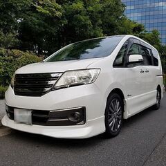 ☆HC26セレナS-HYBRID RIDER Performance Spec Black Line 車検付 ALPINEナビ&後席モニター☆東京/大田区【下取OK】の画像