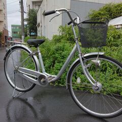 ２６インチのママチャリです。　ＬＥＤオートライト付です。の画像
