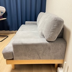 3人用　コーデュロイソファの画像