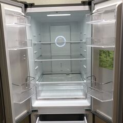 決まりました　アイリスオーヤマ 4ドア 冷凍冷蔵庫 320L IRSN-32B-S 2023年 シルバー 自動霜取り 急冷モード ecoモード フレンチドア【糸島市内 送料無料】 88266-1-②-010の画像