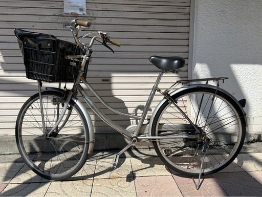 LUCKY 26インチ 3段変速 自転車　カゴ付き自転車