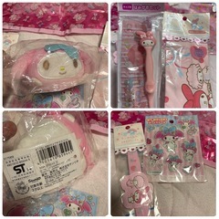 【引取限定】サンリオ Sanrio マイメロディグッズ 7点セット➕バンダイ　防犯ブザーの画像