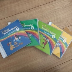DWE ワールドファミリーイングリッシュ　CD Blu-ray 空ケース　の画像